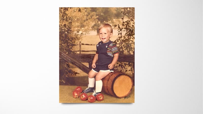 Paul as a toddler
