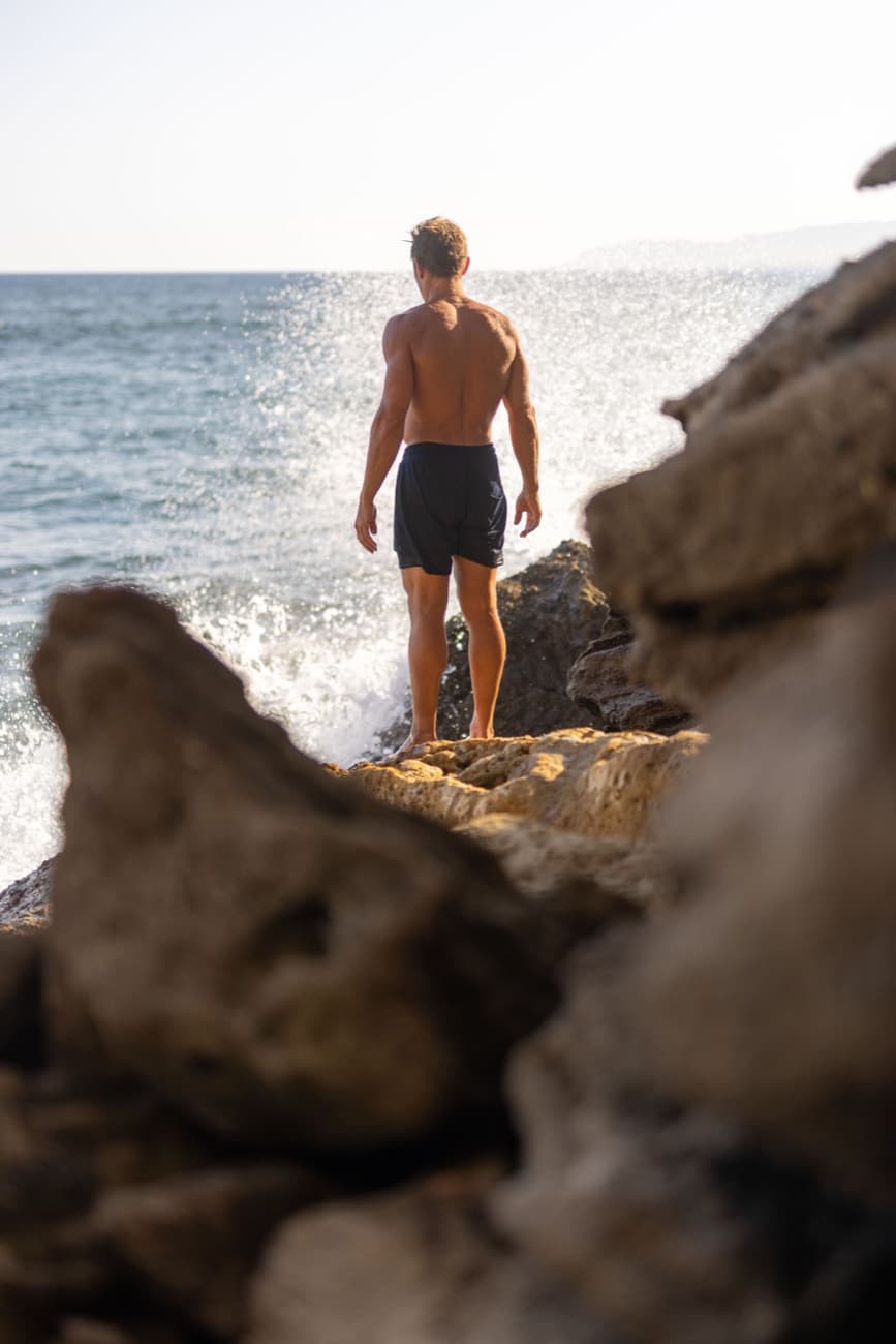 Paul by the ocean